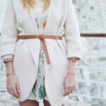 Budget Fashion Trend - woman in white coat
