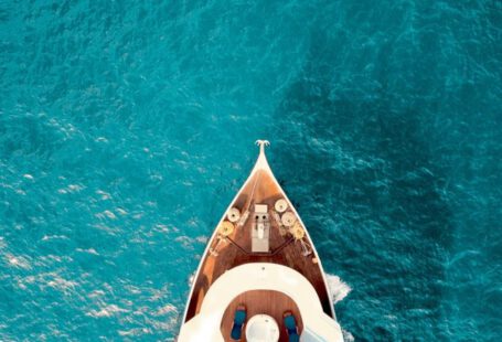 Affordable Luxury - birds eye photography of boat on body of water